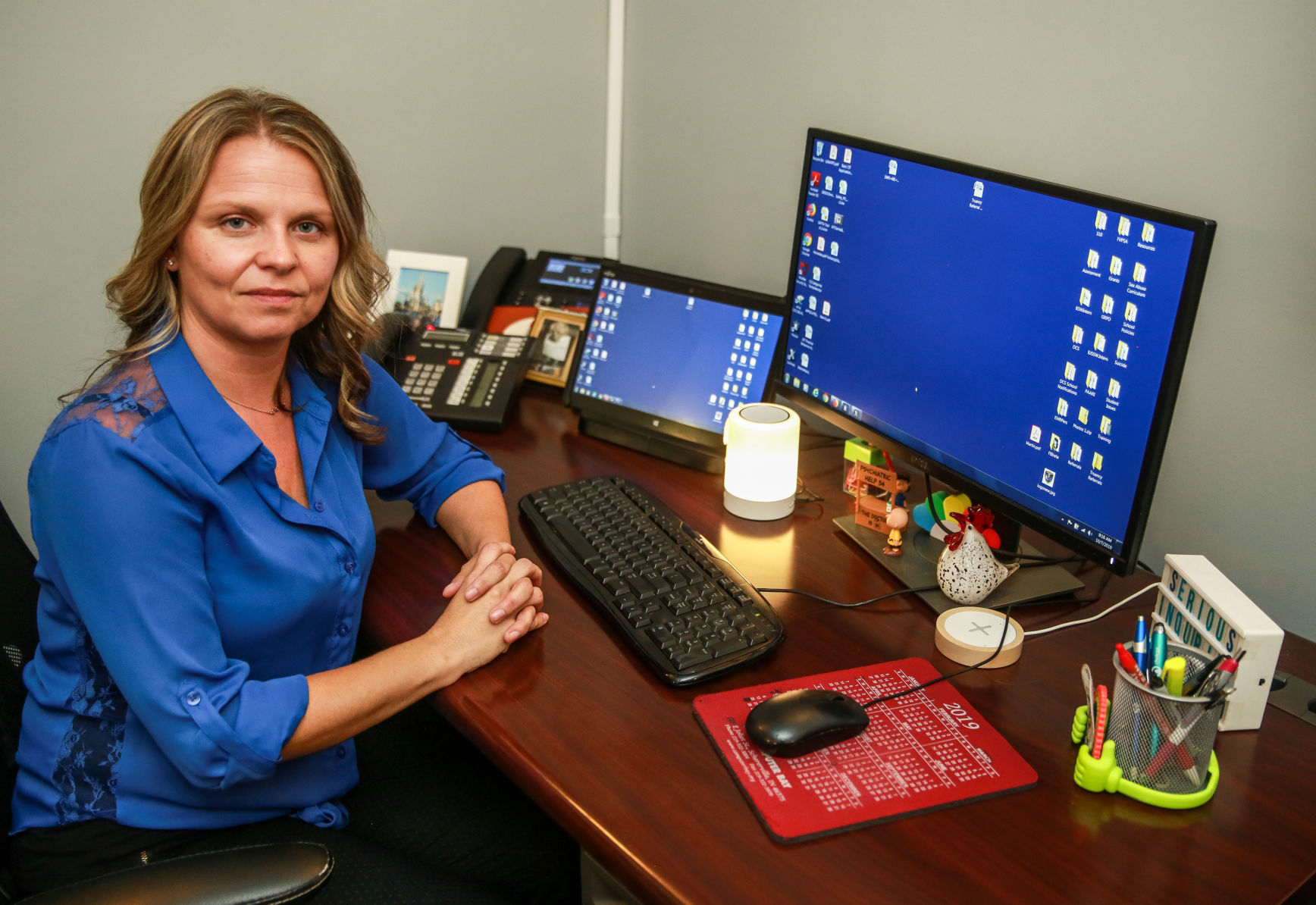 Erica Rios is a social worker for the Griffith Police Department